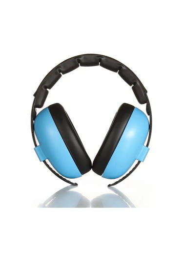 Hqgoodstore Yeni Bebek Bebek Uyku Gürültü Önleyici Ses Geçirmez Ses Geçirmez Koruyucu Kulaklık Mavi