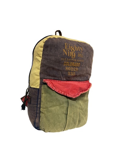 Kaliteli Vintage Tek Gözlü Disayn Sırt Gezi Çantası Kc Harley Bag 5097 Yeşil