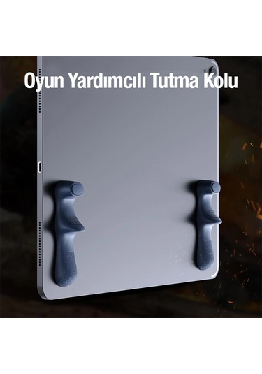 Memo PB02 2 Adet Tablet İçin Yapışkanlı Silikon Oyun Yardımcı Tu