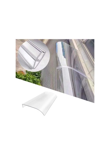 Suntek Pencere Gölgelik Yağmur Kar Koruma Sundurma Tente 40cmx40cm 40cmx40cm Çok Renkli