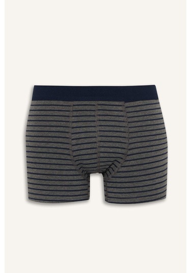 Defacto Regular Fit Şal Desenli 3lü Boxer C3883ax25wnbk81 Siyah-bk81