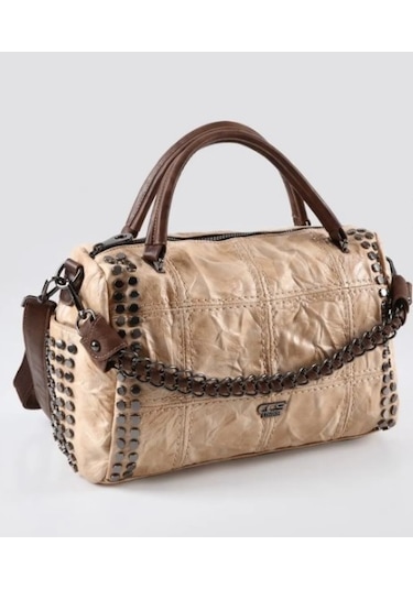 Ççs Kadın Omuz Çantası C.ccs17643 Bej