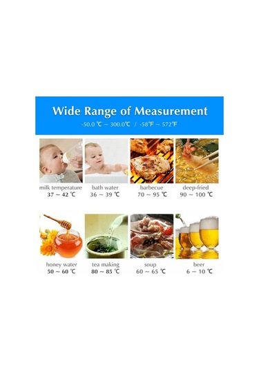 Yulong Reedark Hızlı Okunabilir Katlanabilir Gıda Termometresi