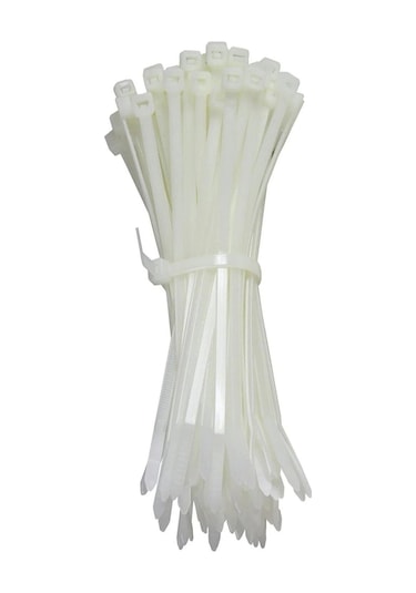 Kablo Bağı Plastik 2,5x150 Mm Beyaz 100 Adet 100 Adet - Beyaz