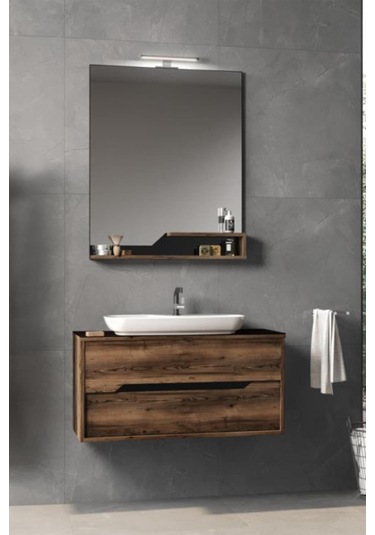 Orka Galia Ella Banyo Dolabı Takımı 100 Cm Çok Renkli