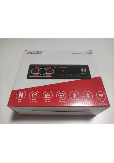 Oto Teyp Mp3 Usb Çalar 12volt Kırmızı Işıklı 2749951