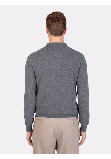 Karaca Erkek Regular Fıt Triko Kazak-koyu Gri 113301200-007 Koyu Gri