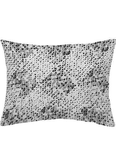 Çift Kişilik Lastikli Çarşaf 160x200 Ve Iki Adet 50x70 Yastık Kılıfı Üçgenler