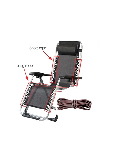 Suntek 4x Gravity Sandalye Kordonları Çim Patio Kahverengi Kahverengi