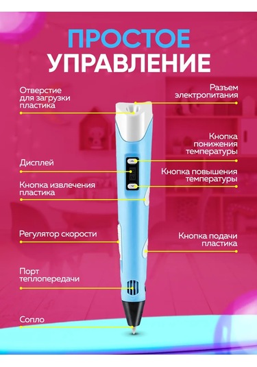 Mama Toys 3d Kalem Seti, Plastik Ve Şablonlarla Birlikte 152455386