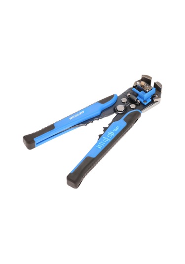 Hangfox Meterk Jx-1301 Mavi Çok Fonksiyonlu Tel Soyucu: Otomatik Soyma, Kesme Ve Presleme - Çelik Ağızlı 10-24 Awg