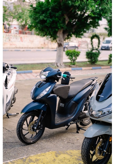 Honda Dio-activa Motosiklet Çocuk Koltuğu,emniyet Kemerli Deri