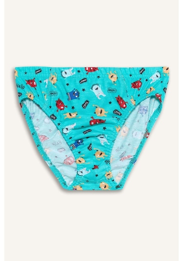 DeFacto Erkek Çocuk Canavar Baskılı 3'lü Slip Külot E6879A825SPWT34 DeFacto Erkek Çocuk Canavar Baskılı 3'lü Slip Külot E6879A825SPWT34