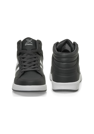Kinetix Kort Pu Hı 4pr Gri Erkek High Sneaker 000000000101741936 Beyaz - Gri