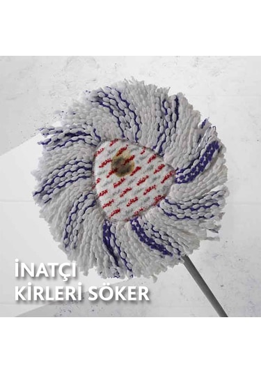 Vld0000000429 Vileda Turbo 3in1 Extra Pedli Mikrofiber Yedek Paspas - Tekil Vileda