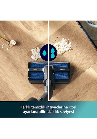 Philips Aqua Trio 9000 Serisi XW9383/01 3'ü 1 Arada Dikey Şarjlı Süpürge