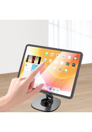 Go Des Gd-hd373 Ayarlanabilir Katlanabilir 360 Derece Dönebilen Telefon Ve Tablet Standı Siyah Siyah