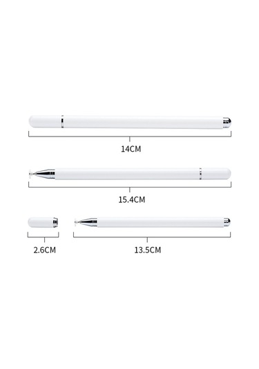 At-29 Yüksek Hassasiyetli Tek Kullanımlık Manyetik Emiş Pasif Kapasitif Kalem Cep Telefonu 1 Kalem Kafalı Dokunmatik Kalem Siyah