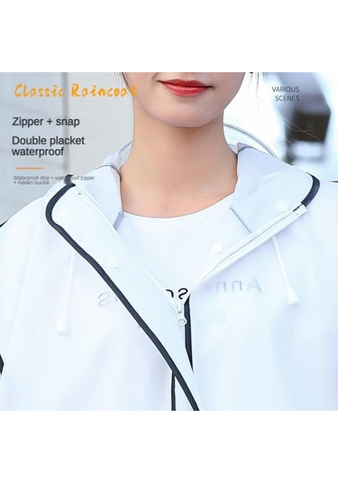 Erkekler Ve Kadınlar İçin Yeni Yağmurluklar Yağmur Fırtınası Kalınlaşmış Uzun Tam Vücut Yetişkin Bisiklet Yürüyüş Elektrikli Araç Yağmur Panço Beyaz Erkekler Ve Kadınlar İçin Yeni Yağmurluklar Yağmur Fırtınası Kalınlaşmış Uzun Tam Vücut Yetişkin Bisiklet Yürüyüş Elektrikli Araç Yağmur Panço Beyaz