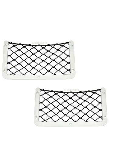 2 Adet Plastik Fileli Ceplik. Tekne Ve Karavan File Ceplik. 14x30