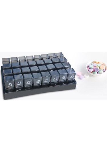 Pazly Vitamin Suntek Kez Için Hap Günde Düzenleyici Büyük Aylık 2 Gr Diğer