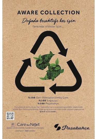 Aware Collection Recycle Su Bardağı 8 Adet 420224