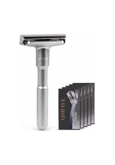 Sones Ayarlanabilir Güvenlik Jileti Çift Kenarlı Klasik Erkek Tıraş Makinesi 5 Bıçaklı Tüy Alma Makinesi