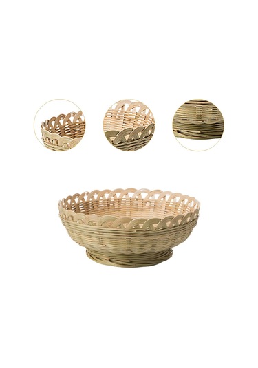 Suntek Bambu Ekmek Sepeti Masaüstü Organizatör Küçük