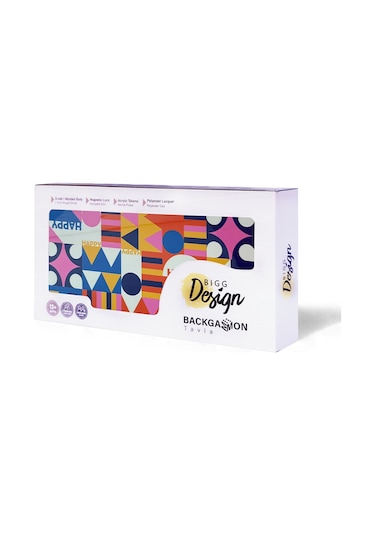 Biggdesign Happy Tavla, Çizilmez Zeminli, Mıknatıslı Mdf Kasa, 2 Kat Vernik Cilalı