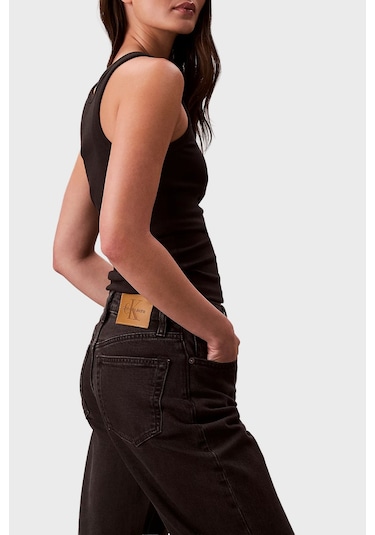 Calvin Klein Bayan Kot Pantolon Lv047b909g 846 Siyah Siyah