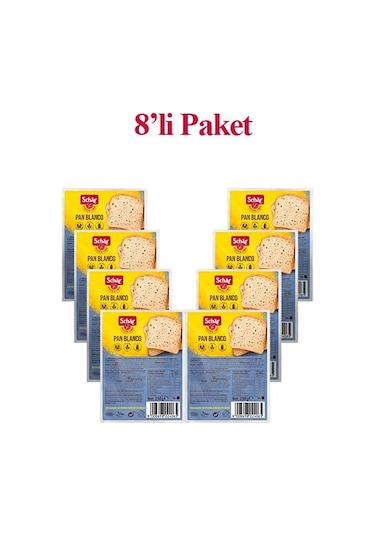 Schar Pan Blanco Glutensiz Ekmek 8 x 250 G