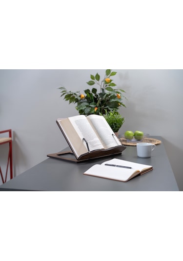 Bkosceviz-vigowood Kitap Okuma Standı Büyük Boy Ceviz