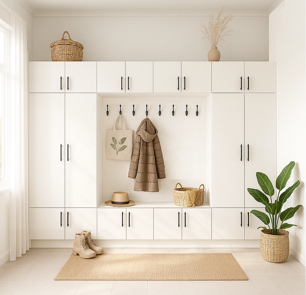 Ezel Portmanto Kapaklı, Raflı, Askılı Vestiyer