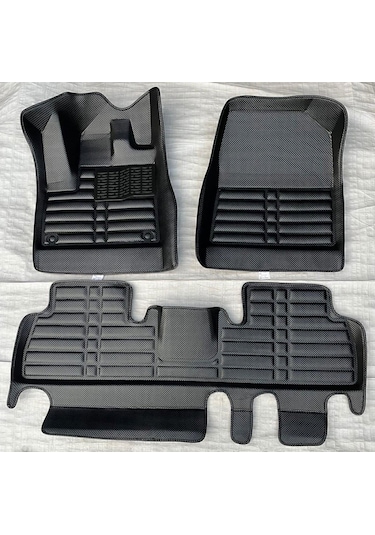 Renault Clio 4 2018 Sonrası 5d Havuzlu Karbon Dizayn Paspas Seti