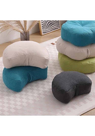 Suntek Zemin Yastık Dekorasyonu Meditasyon Oturma Odası Ofis Koyu Gri