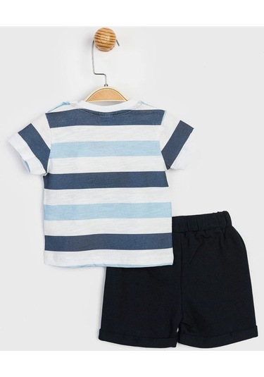 Mickey Mouse Lisanslı Lacivert Erkek Bebek Alt Üst Takım Mc15453 Lacivert