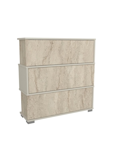 Dekorister Napolyon Ayakkabılık Kumtaşı - Traverten Beyaz