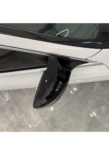 Mercedes W205 C Serisi 2015 Sonrası Batman Yarasa Ayna Kapağı Piano Black Abs Plastik