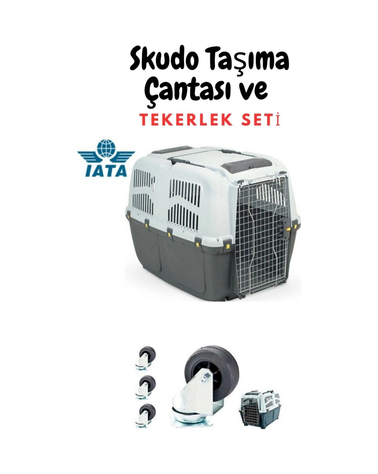 Skudo 5 Taşıma Kafesi Ve Tekerlek Seti