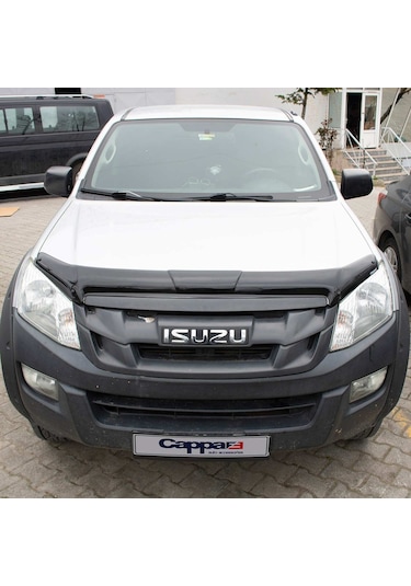 Cappafe Isuzu D-Max Ön Kaput Koruyucu Rüzgarlık 4Mm Abs 2012-1