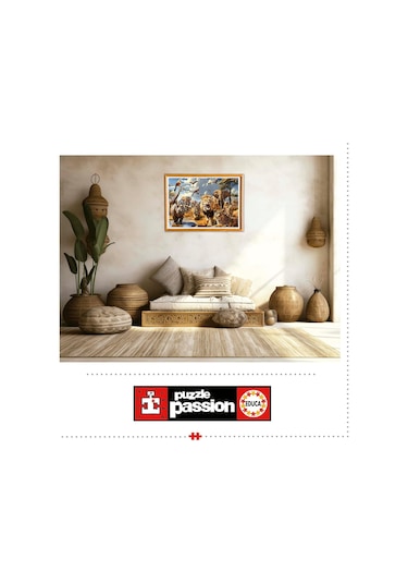 Educa 1000 Vahşi Hayvanlar Puzzle - 1000 Parça - 19920 - Wild Animals