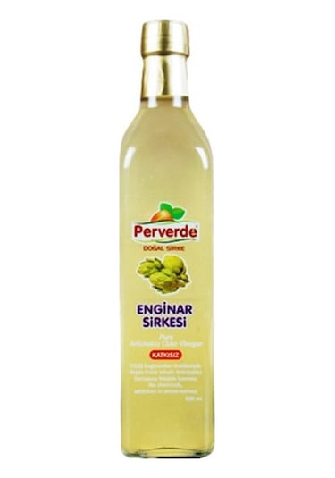 Perverde Enginar Sirkesi Cam 500 ML
