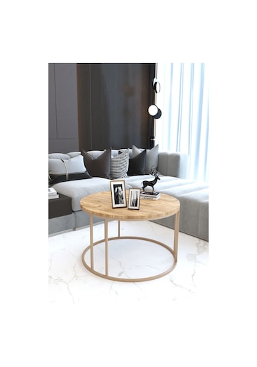 Faymend Tek Orta Sehpa Cappuccino / Atlantik Çam Atlantik Çam