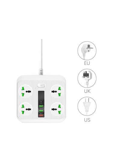 Qpen Sc05 8in1 Priz Dönüştürücü