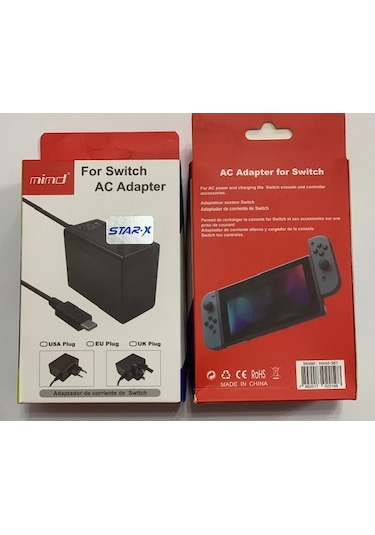 Nintendo Switch Ac Şarj Adaptör