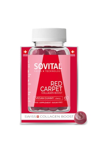 SOVITAL RED CARPET COLLAGEN 60 VEGAN GUMMY