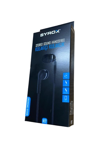 Syrox K17 Kulakiçi Kulaklık Mikrofonlu, 3.5mm Jaklı