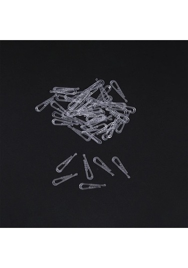 Aero Gömlek Klipsi 50 Mm Şeffaf 1.000 Adet Şeffaf