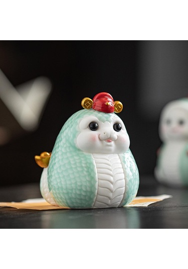 Suntek Çin Yeni Yıl Seramik Karikatür Yılan Yatak Stil-a