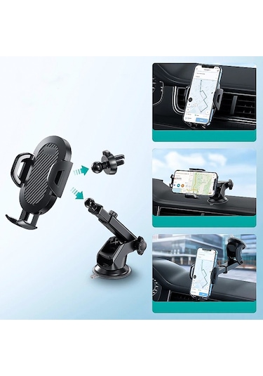 Else Uzatılabilir Vantuzlu Araç İçi Telefon Tutucu